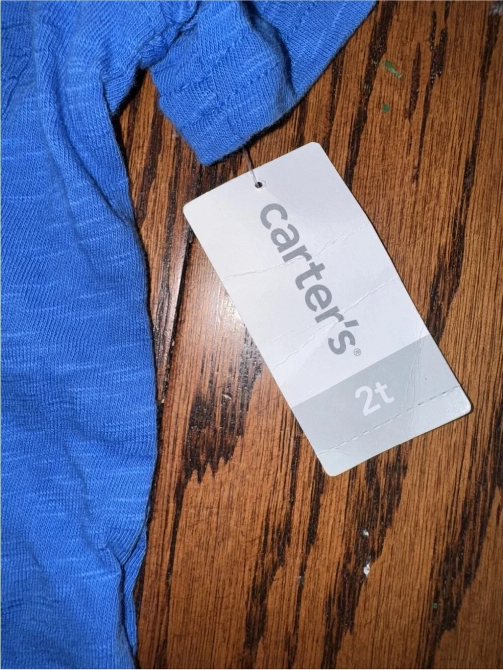NWT Boys 2T Carters Short Sleeved Blue Polo Shirt pocket sunglasses